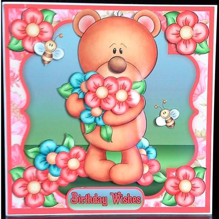 A Bunch of Hugs Birthday Mini Kit by S. Corbey