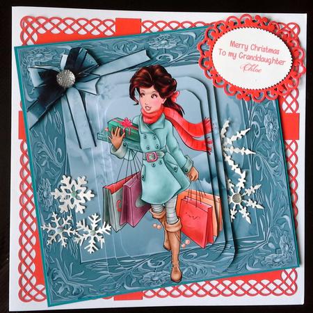 Blue Shopping Girl Mini Kit by S. Corbey