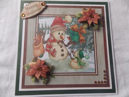 Most Adorable Snowman Mini Kit by Sandra Gustar