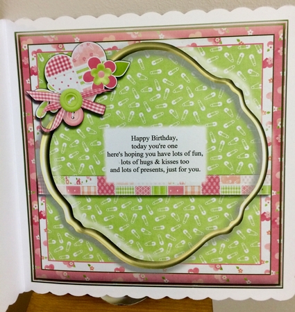Cute Teddy Bear 1st Birthday by Sandra Kirk