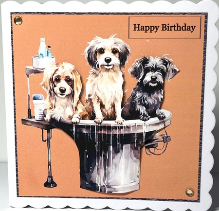 Trio of Dogs by Sandra Parry