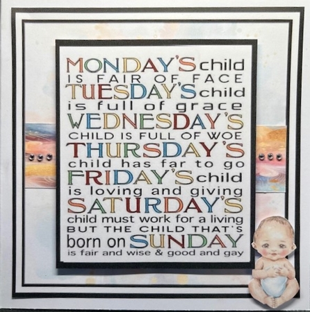 Mondays Child by Sandra Parry