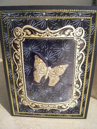 'daisy Embossed' Backing Paper by Sandra Wales