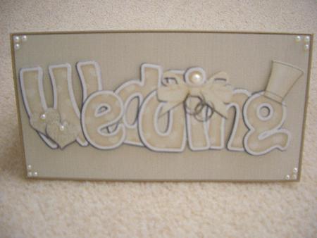 Wedding Money or Gift Wallet and Card by Sandra Wales