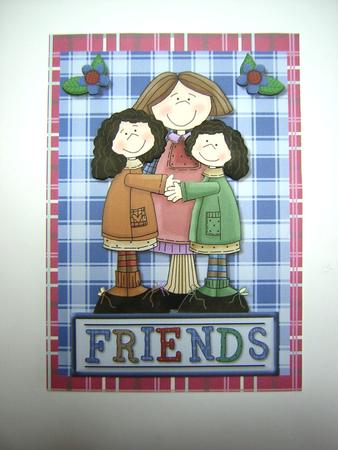 Friends Quick Card by Sandra Carlse