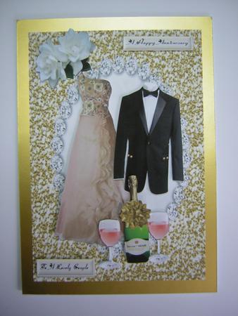 Lovely Evening Wear Gown & Tuxedo for Anniversary by Sandra Carlse