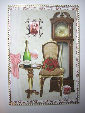 Red Roses & Champagne by Sandra Carlse