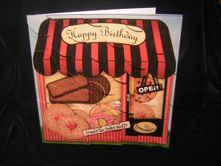 8 x 8 the Little Cookie Shop Scalloped Corner Kit by Sandra Carlse