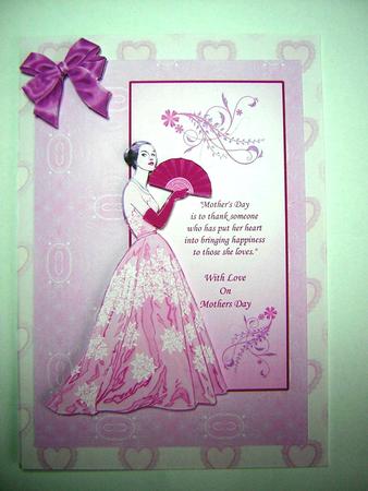 A4 Mothers Day Kit Pink by Sandra Carlse