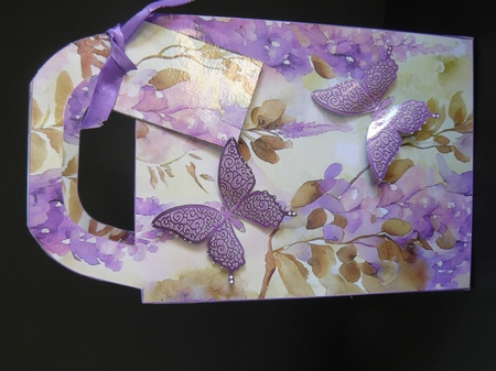Wisteria gift bag(new) 1 by Sandy Kingdon