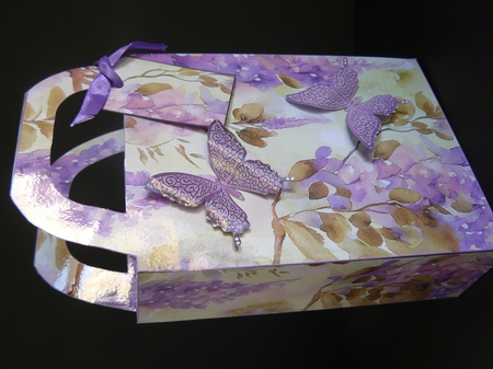 Wisteria gift bag(new) 1 by Sandy Kingdon