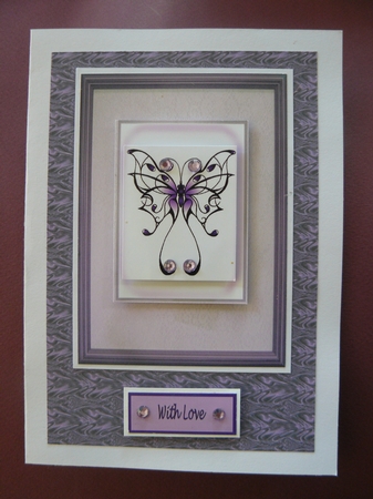 Butterfly Quick Card by Sandy Kingdon