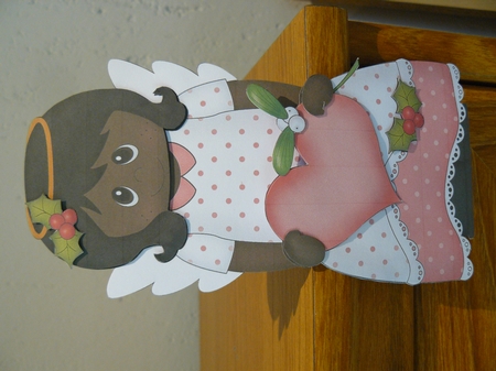 3D on the Shelf Card Kit - Little Ethnic Bride Kiara by Sandy Kingdon