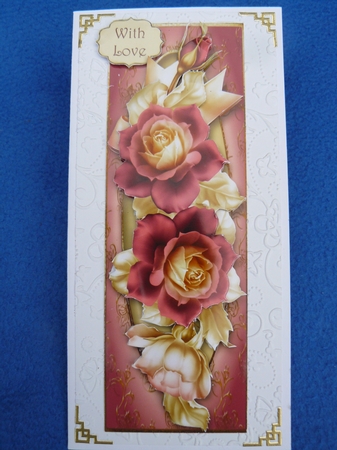 Beautiful Pink & Pastel Roses Large Dl Mini Kit by Sandy Kingdon