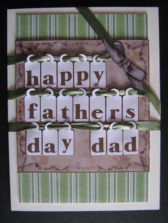 Fathers Day Tag Card by Sarah Bell