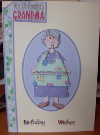 Worlds Greatest Grandma Decoupage by Sarah Carpenter