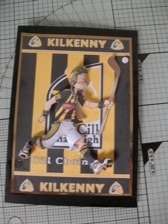 Hurling Dude Decoupage Sheet by Sarah Cope