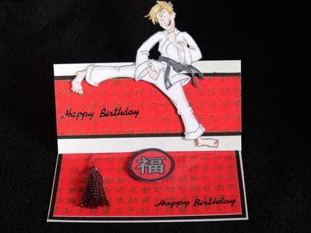 Karate Dude Digi Stamp. by Sarah Cope