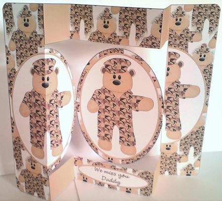 We Miss You Daddy, Army Bears by Sarah Coulson