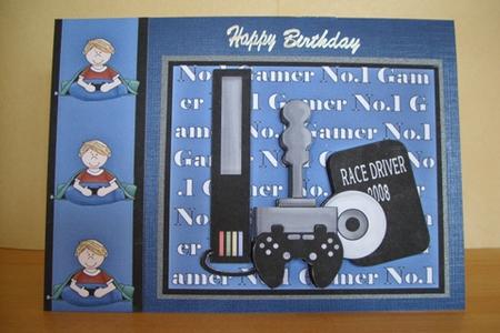 Boy Games Console Step by Step Decoupage by Sarah Coulson