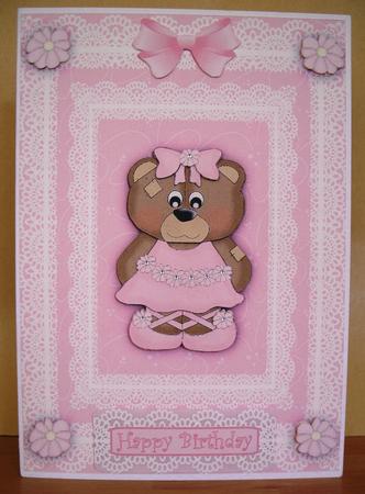 Rosie the Ballerina Bear 'n Lace by Sarah Coulson