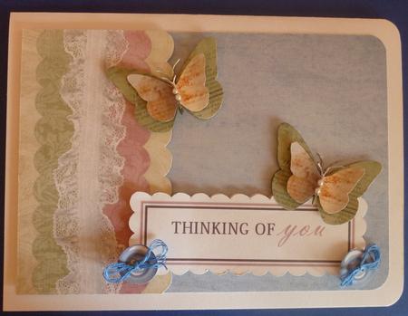 Serenity - Thinking of You Decoupage Card Featured Gallery Photo