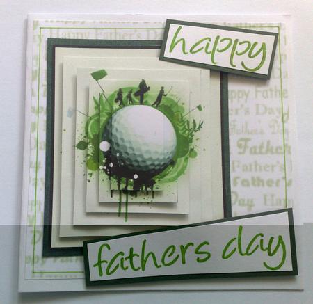 Golfing 3D Pyramid Sheet by Sarah Evans