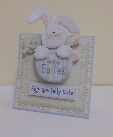 Egg-specially Cute Hoppy Easter Over the Edge Card by Sarah Evans