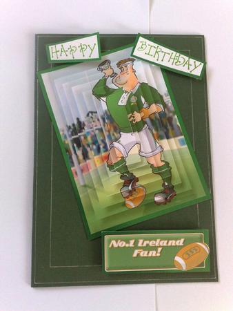 Rugby Dude Pyramid Ireland. by Sarah Evans