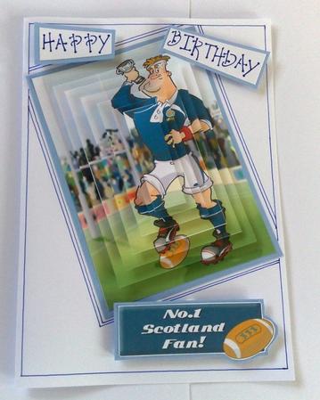 Rugby Dude Pyramid Scotland. by Sarah Evans