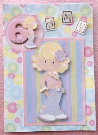 Birthday Girl Topper & Age Badges by Ann Cunningham
