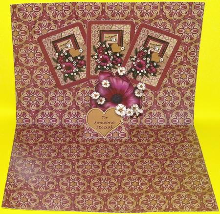 Coughton Court Plum Landscape 6 Page Kit, Step by Step Decoupage by Ann Cunningham
