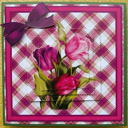 Pink and Lilac Tulips Card Kit by Ann Cunningham