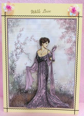 Lady on the Patio by Ann Cunningham