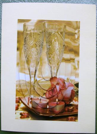 Champagne, Rose and Candles by Ann Cunningham