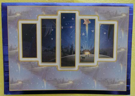 Brand New Star Over Bethlehem Panel Card Kit by Ann Cunningham