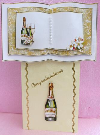 Champagne and Flowers Book Sheet by Ann Cunningham