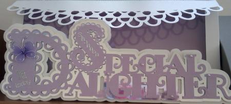 Scalloped Layered Special Daughter by Sarah Langford