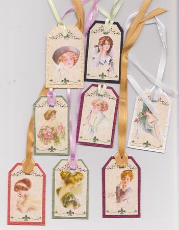 Vintage Lady Tags by Sarah McEwan