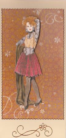 Red Hair and Lace Diva by Sarah McEwan