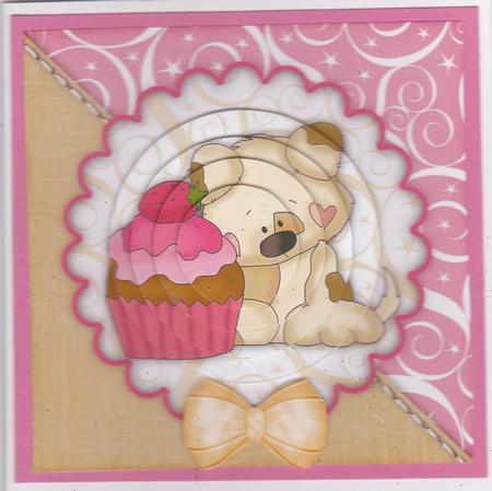 Sweet Little Pups & Cup Cakes Bumper Kit by Sarah McEwan