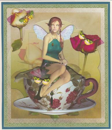 Teacup Fairy 1 by Sarah McEwan
