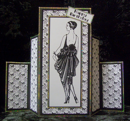 Art Deco Lady Theatre Fold 7 by Sarah Lake