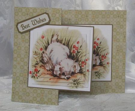Dog Foldback No5 by Sarah Lake