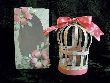 Rosebud Birdcage by Sarah Lake