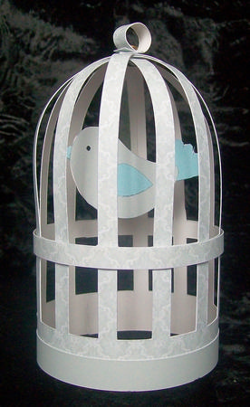 Birdcage Mint Green by Sarah Lake