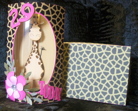 Giraffe Pillow Card by Sarah Lake