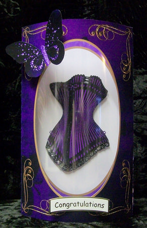 Purple Basque Pillow Card by Sarah Lake