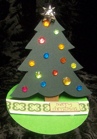 Christmas Tree Easel Template by Sarah Lake