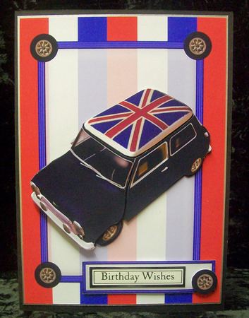 Marvelous Mini's Blue Quick Card by Sarah Lake